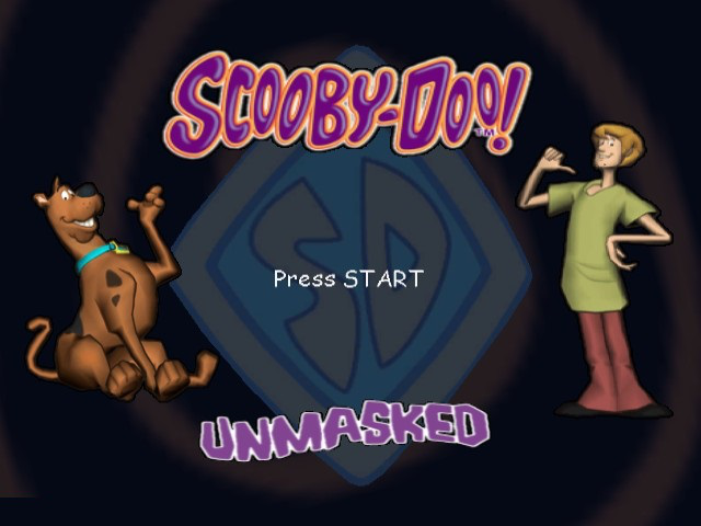 Scooby-Doo! Unmasked — Title screen