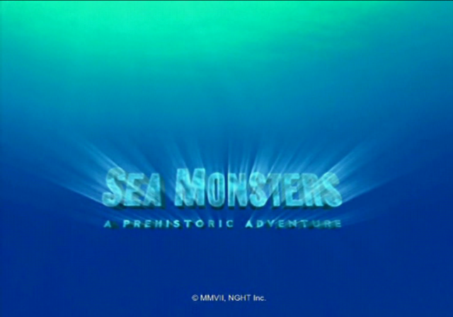 Sea Monsters : A Prehistoric Adventure — Title screen
