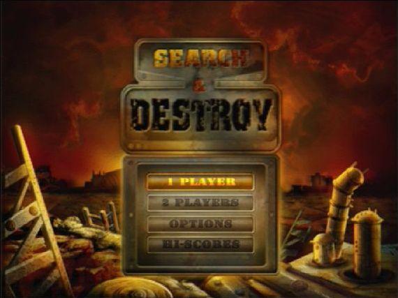 Search & Destroy — Title screen