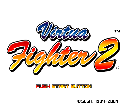 Sega Ages 2500 Series Vol. 16 : Virtua Fighter 2 — Title screen