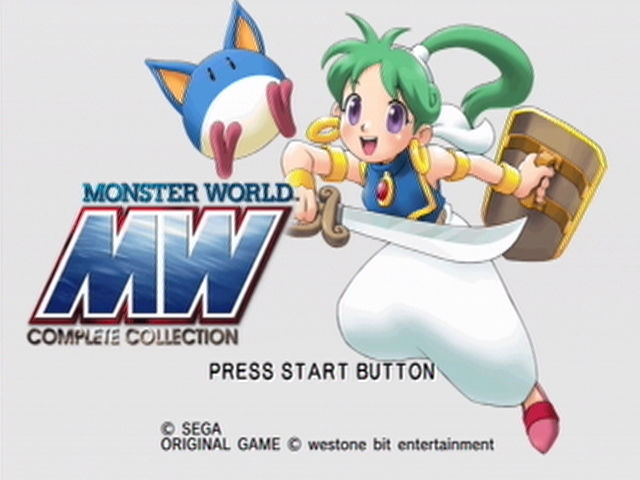 Sega Ages 2500 Series Vol. 29 : Monster World Complete Collection — Title screen