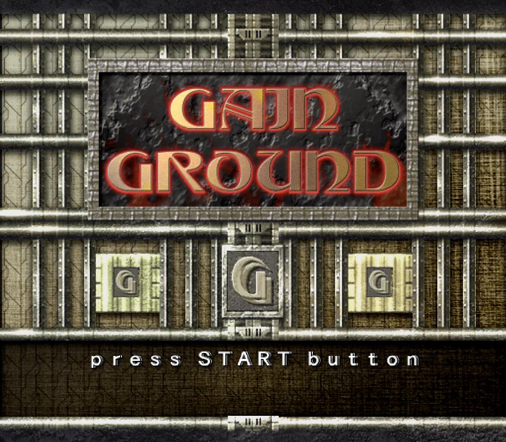 Sega Ages 2500 Series Vol. 9 : Gain Ground — Title screen