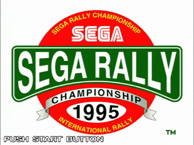 Sega Rally Championship '95 — Title screen