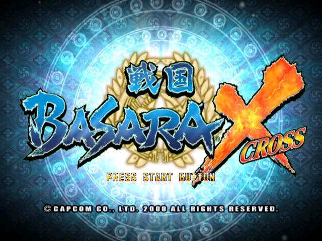 Sengoku Basara X — Title screen