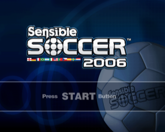Sensible Soccer 2006 — Title screen