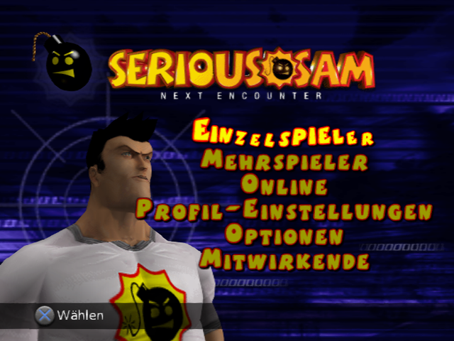 Serious Sam : Next Encounter — Title screen