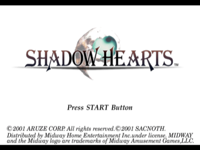 Shadow Hearts — Title screen