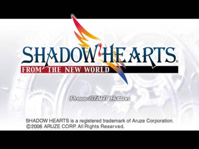 Shadow Hearts : From the New World — Title screen