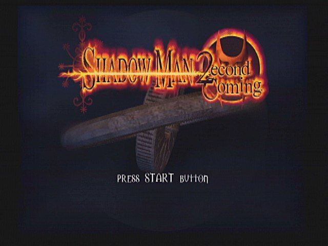 Shadow Man : 2econd Coming — Title screen