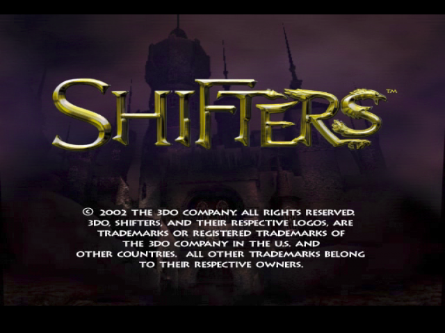 Shifters — Title screen