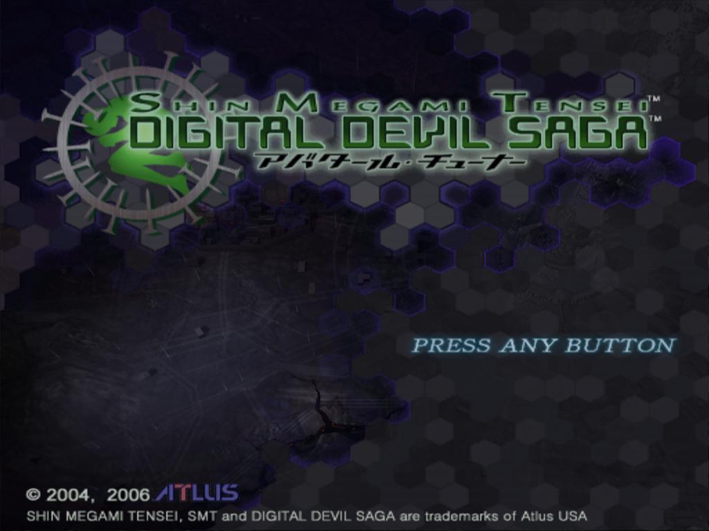 Shin Megami Tensei : Digital Devil Saga — Title screen