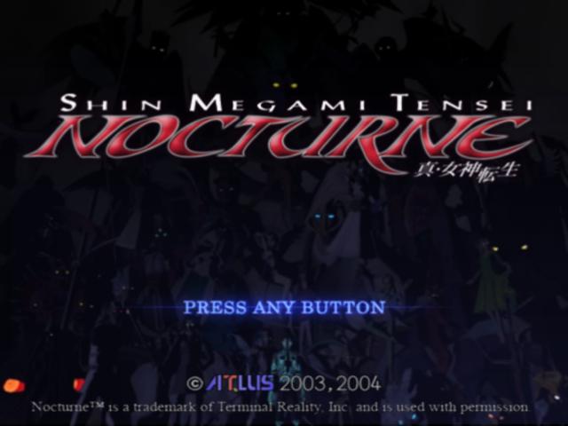 Shin Megami Tensei : Lucifer's Call — Title screen