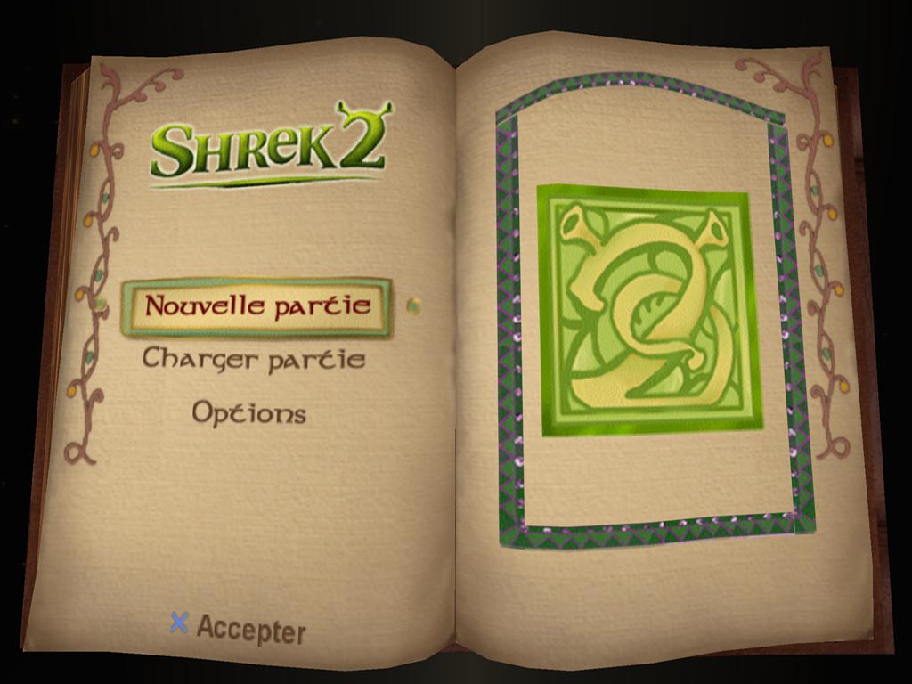 Shrek 2 — Title screen