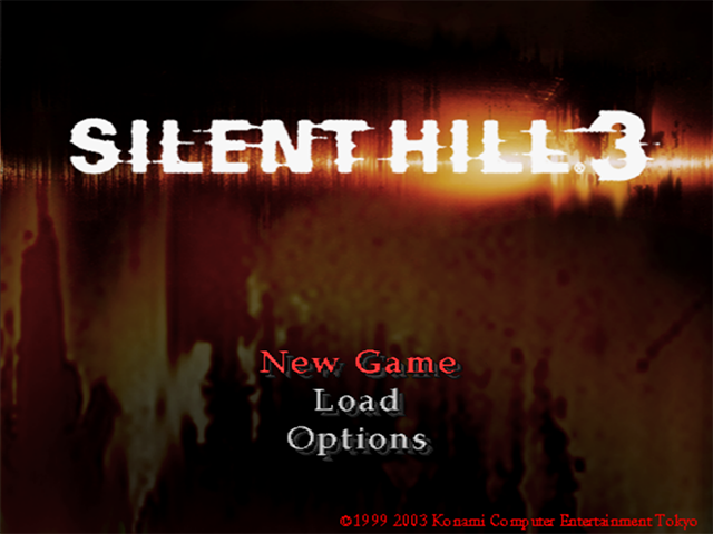 Silent Hill 3 — Title screen