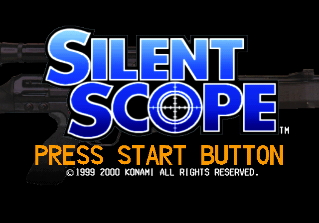 Silent Scope — Title screen