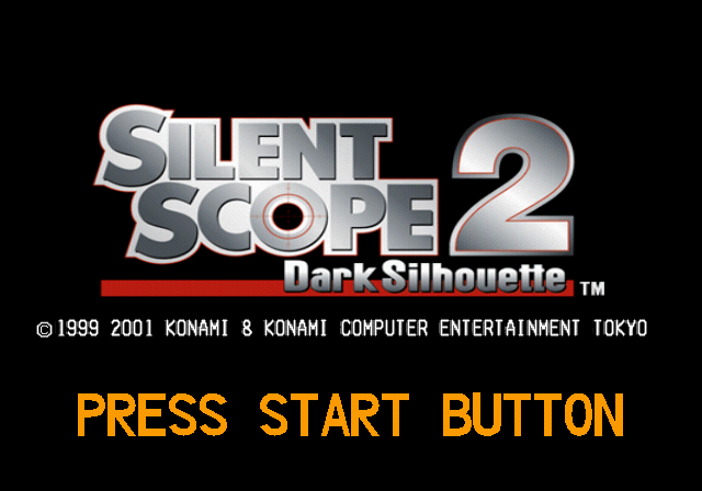 Silent Scope 2 : Dark Silhouette — Title screen