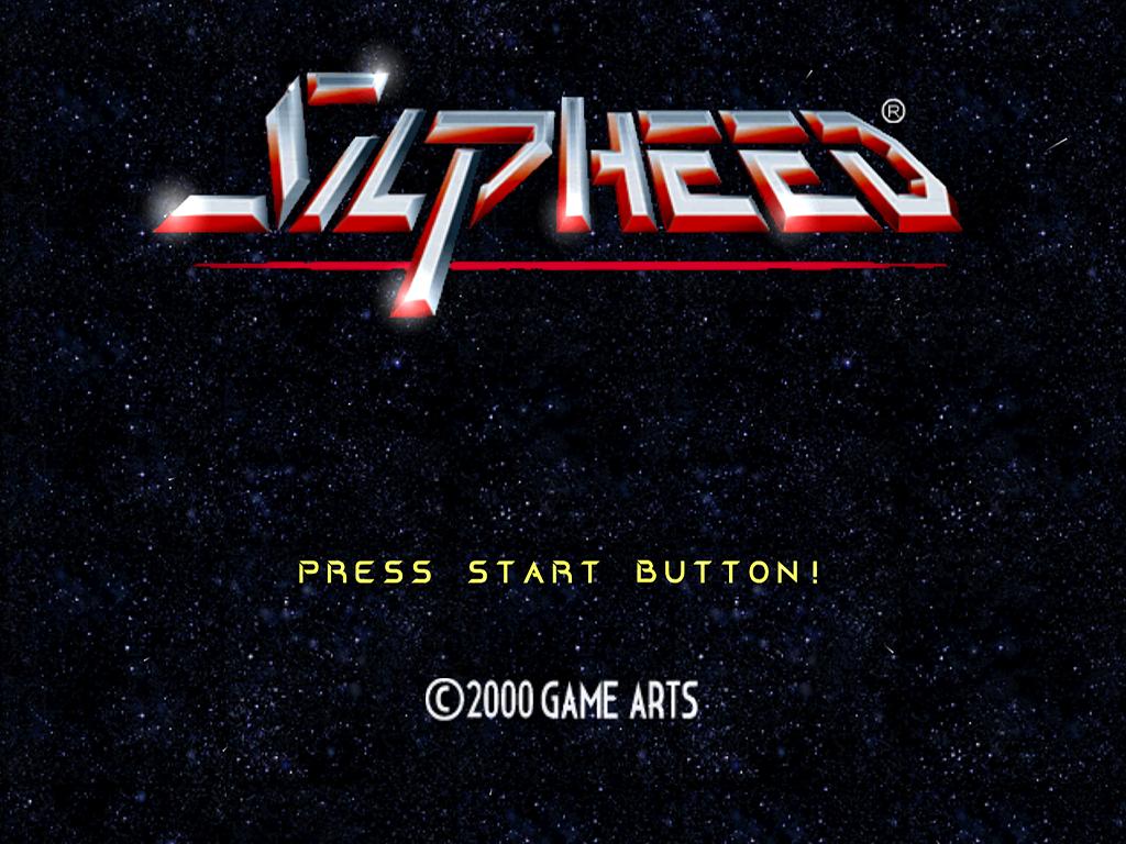 Silpheed : The Lost Planet — Title screen