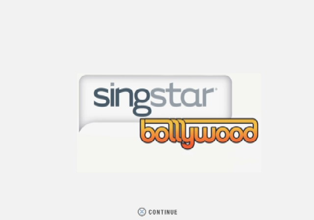 SingStar Bollywood — Title screen