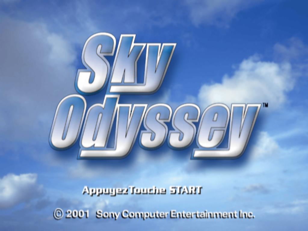 Sky Odyssey — Title screen