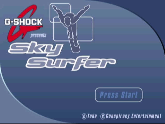Sky Surfer — Title screen