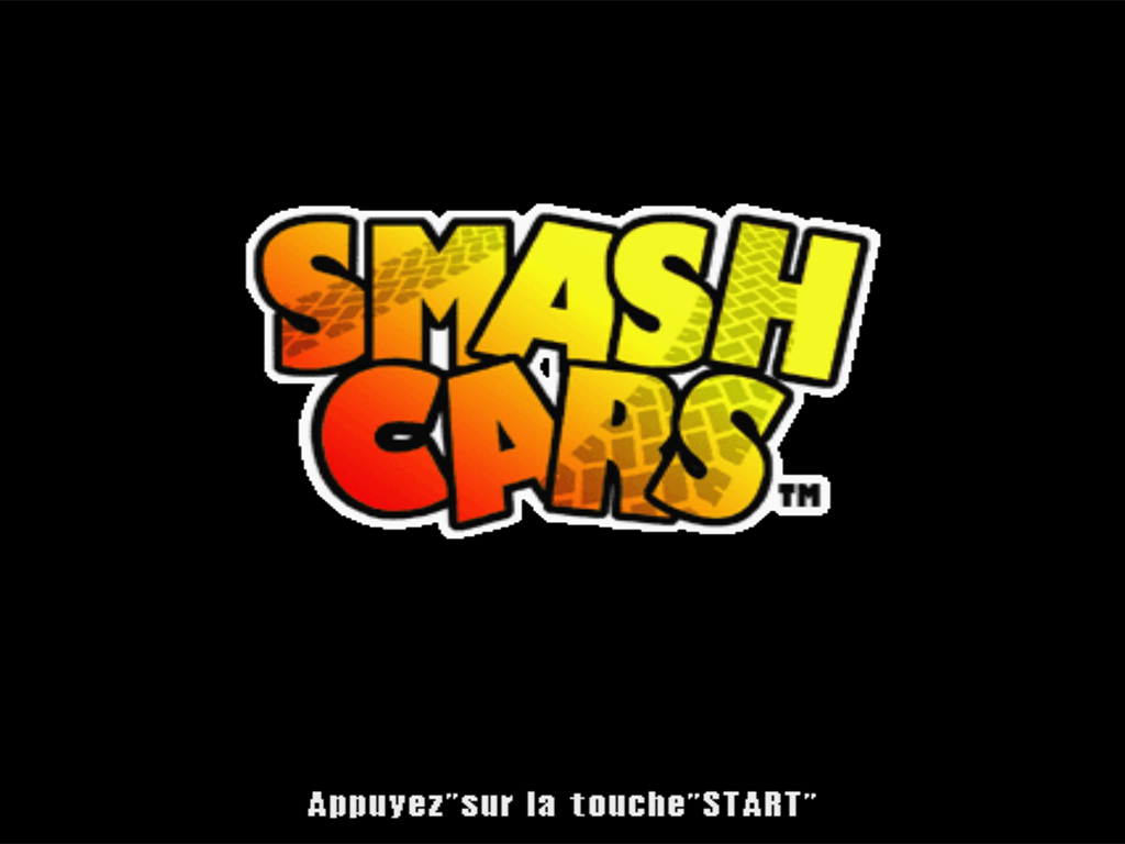 Smash Cars — Title screen