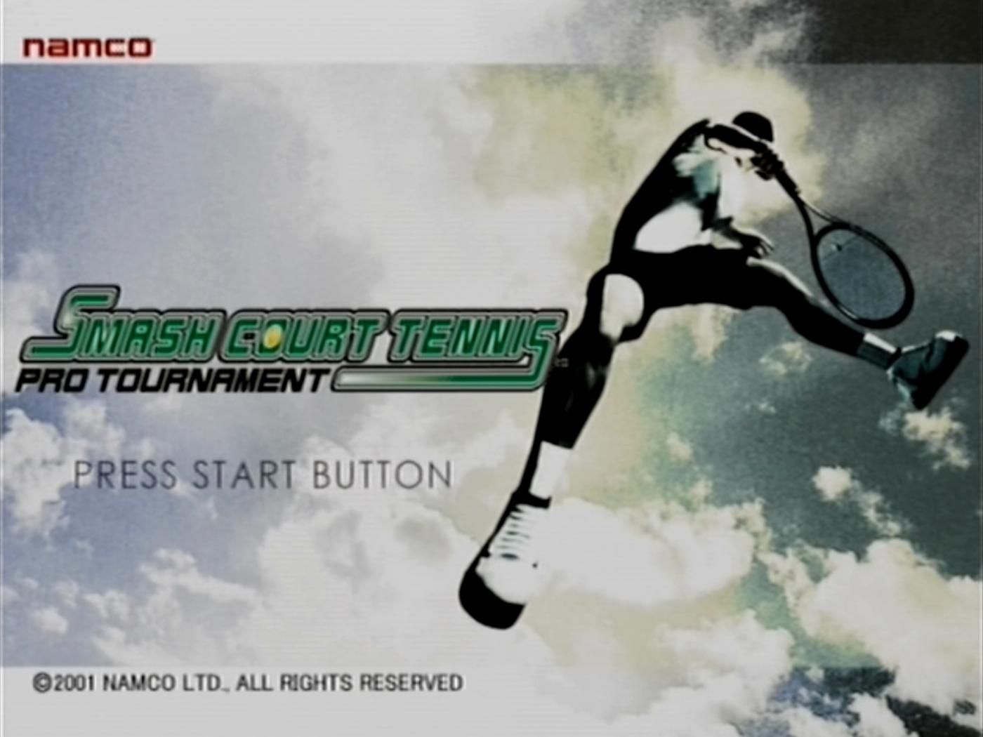 Smash Court Tennis : Pro Tournament — Title screen
