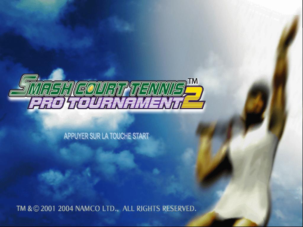 Smash Court Tennis : Pro Tournament 2 — Title screen