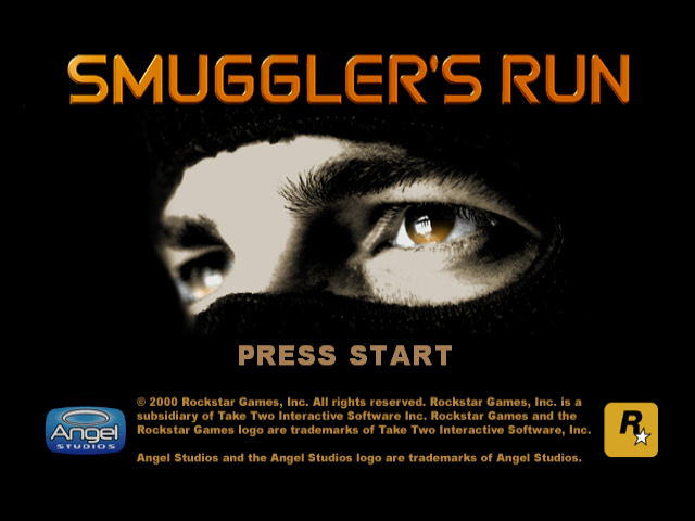Smuggler's Run — Title screen