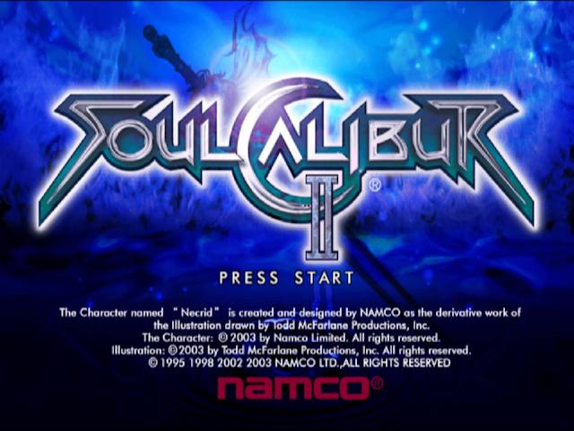 Soulcalibur II — Title screen