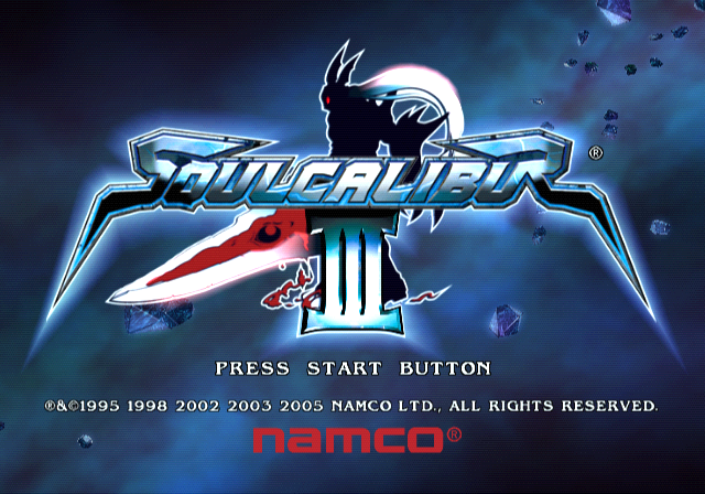 Soulcalibur III — Title screen