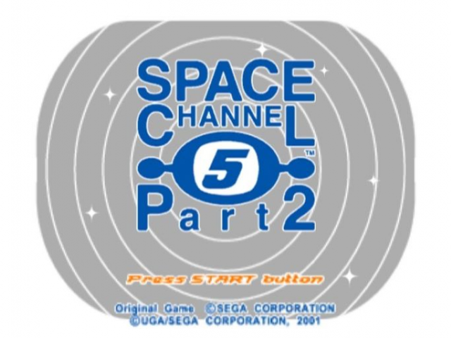 Space Channel 5 Part 2 — Title screen