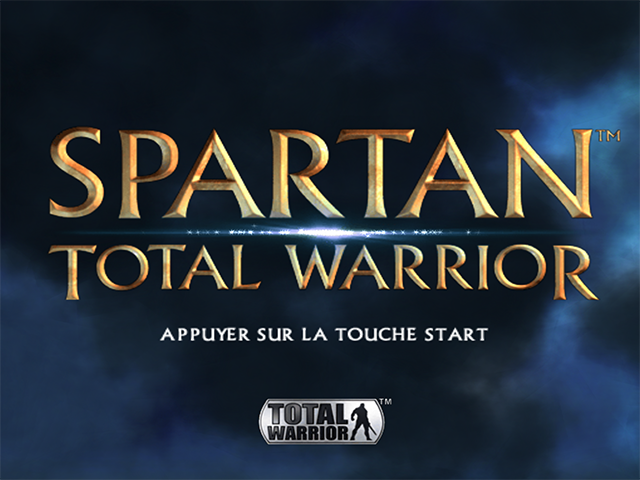 Spartan : Total Warrior — Title screen