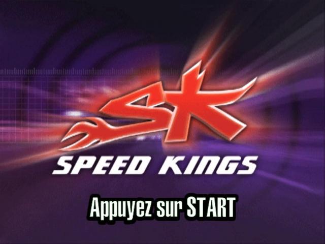 Speed Kings — Title screen