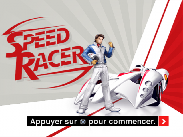 Speed Racer — Title screen