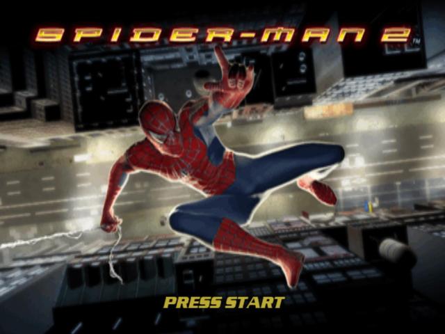Spider-Man 2 — Title screen