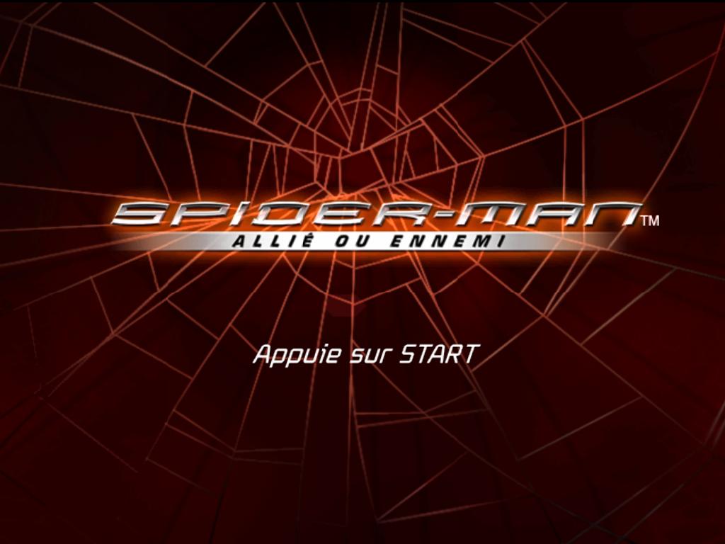 Spider-Man : Friend or Foe — Title screen