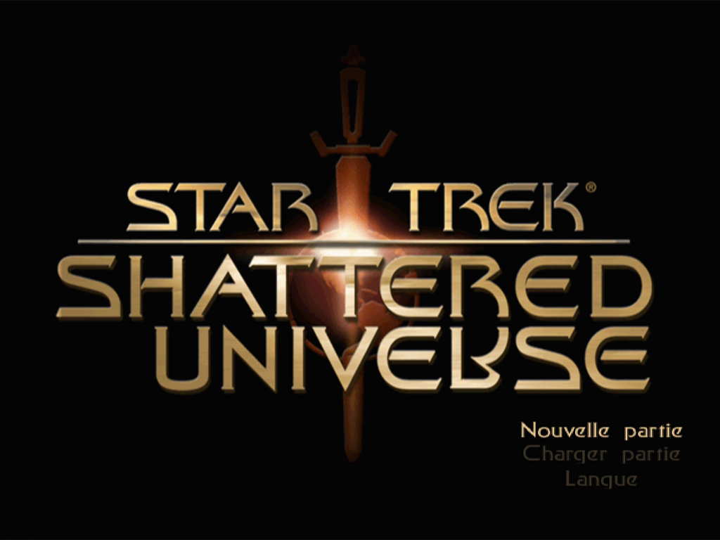 Star Trek : Shattered Universe — Title screen