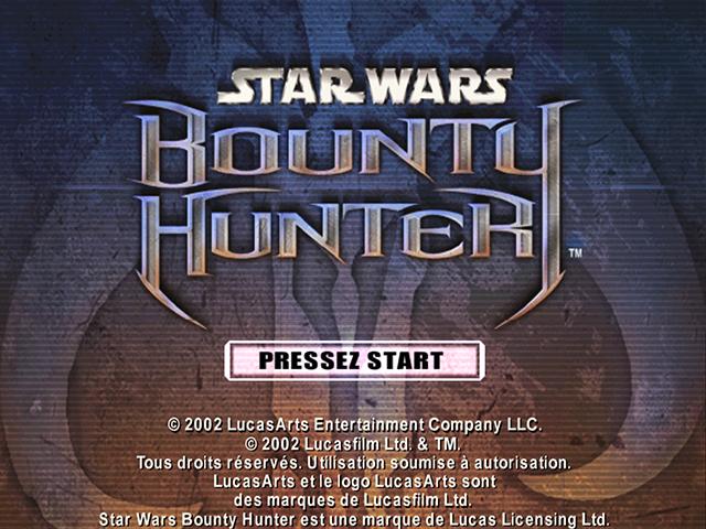 Star Wars : Bounty Hunter — Title screen