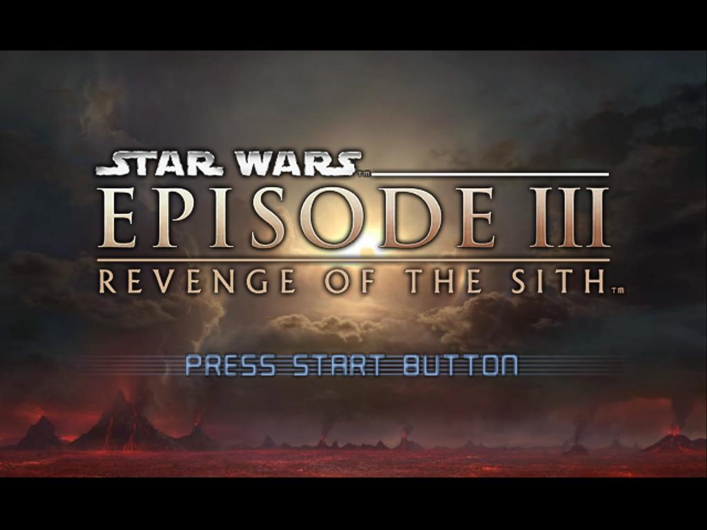 Star Wars : Episode III, Revenge of the Sith — Title screen