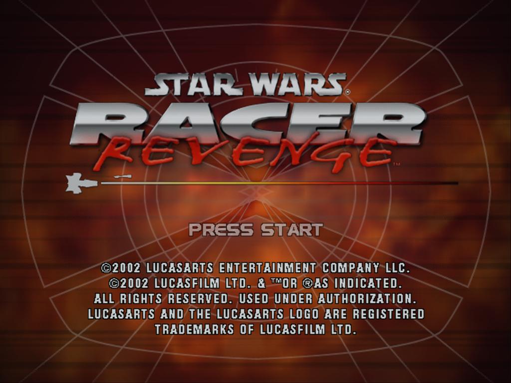 Star Wars : Racer Revenge — Title screen