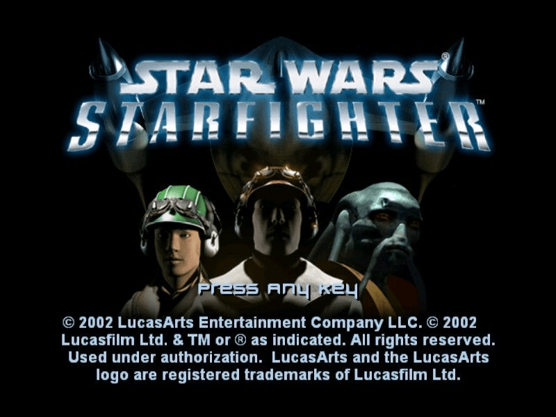 Star Wars : Starfighter — Title screen