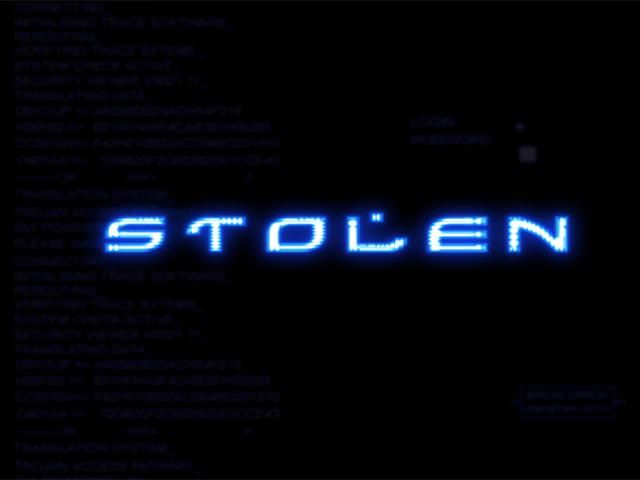 Stolen — Title screen