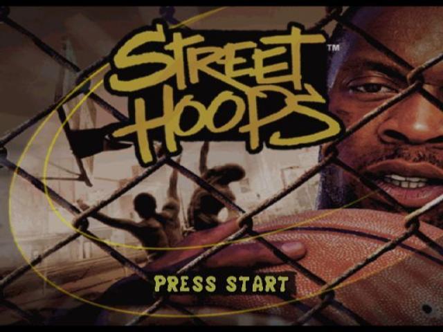 Street Hoops — Title screen