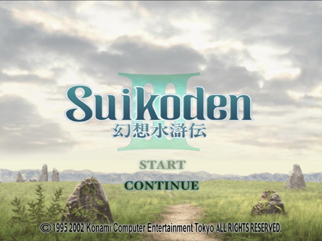 Suikoden III — Title screen
