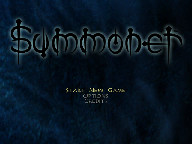 Summoner — Title screen