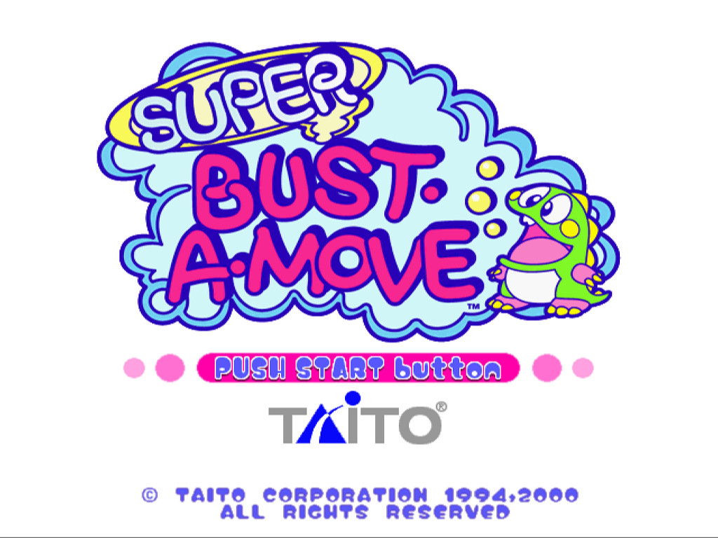 Super Bust-A-Move — Title screen