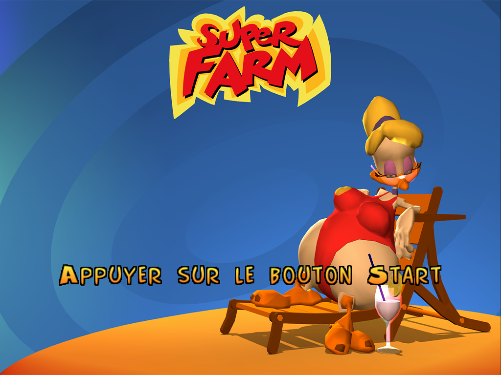 Super Farm — Title screen