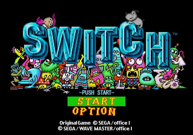 Switch — Title screen