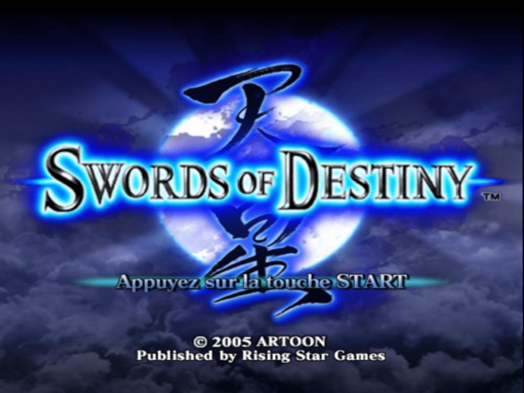Swords of Destiny — Title screen
