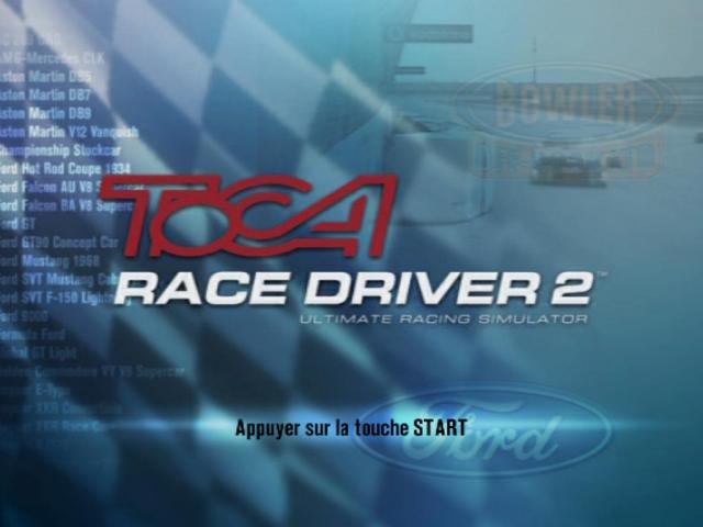 TOCA Race Driver 2 — Title screen